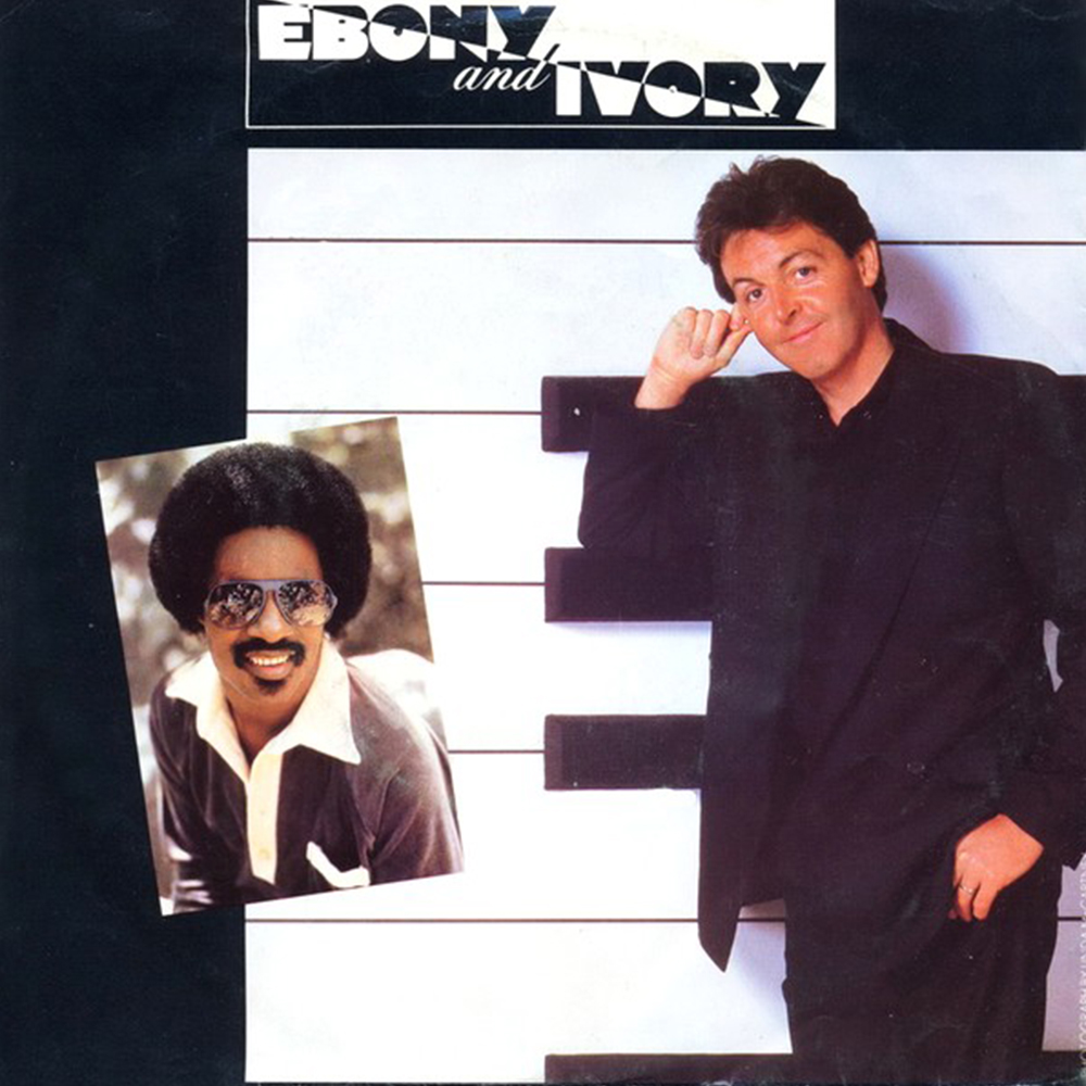 Paul McCartney Stevie Wonder Ebony And Ivory
